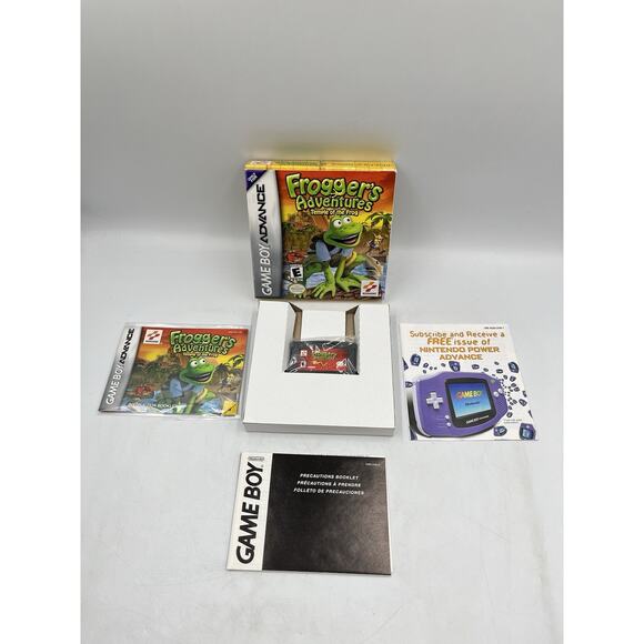 Frogger's Adventures: Temple Of The Frog (Nintendo Game Boy Advance) Complete - Picture 1 of 14